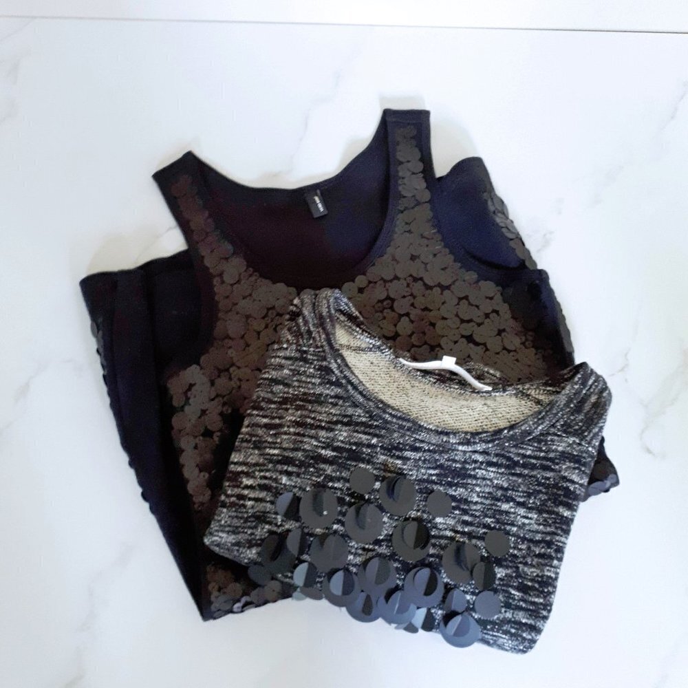 "Bling Lovers!" Bundle x2 - Rachel Roy t-shirt & Vero Moda tank top bundle
